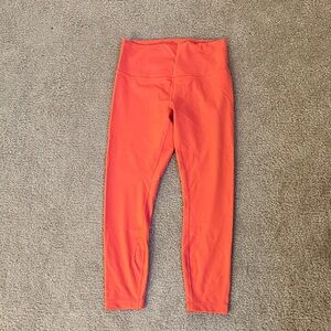 Lululemon orange leggings
